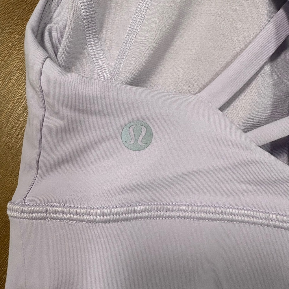 lululemon athletica Light Purple Strappy Sports Bra - Picture 2 of 5
